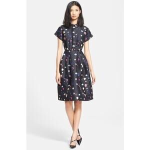 Kate Spade hot air Balloon midi dress fit & flare size 2